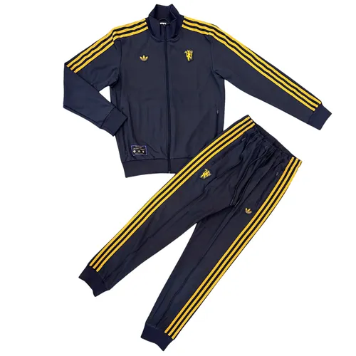 Bộ Thể Thao Nam Adidas Originals Manchester United FC Icons Track Màu Đen Size S (Form Âu)