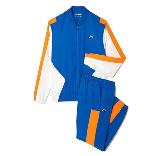 Bộ Thể Thao Nam Lacoste Men's Tracksuit WH5223-00-VIA Màu Xanh Trắng Size 4