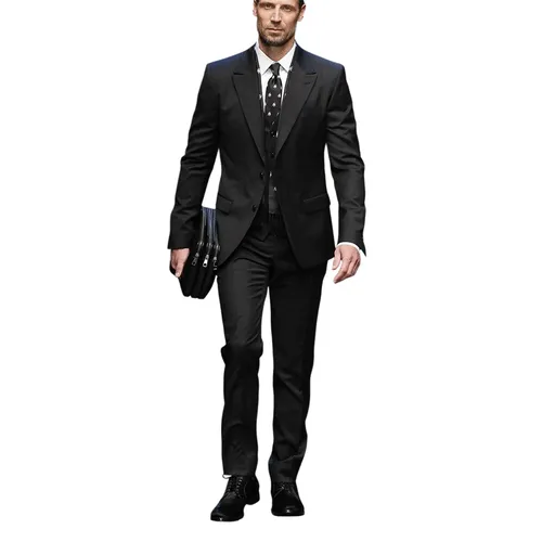 Bộ Vest Nam Dolce & Gabbana D&G Martini Black Màu Đen Size 44