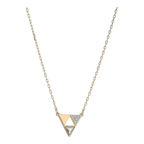 Dây Chuyền Nữ Swarovski Heroism Necklace White, Gold Tone Plated 5528935 Màu Vàng Gold