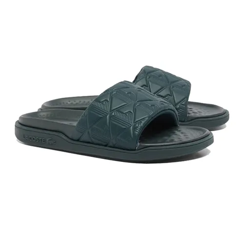 Dép Nam Lacoste Serve Slides Dual 49CFA0030-DG2 Màu Xanh Lá Size 39.5