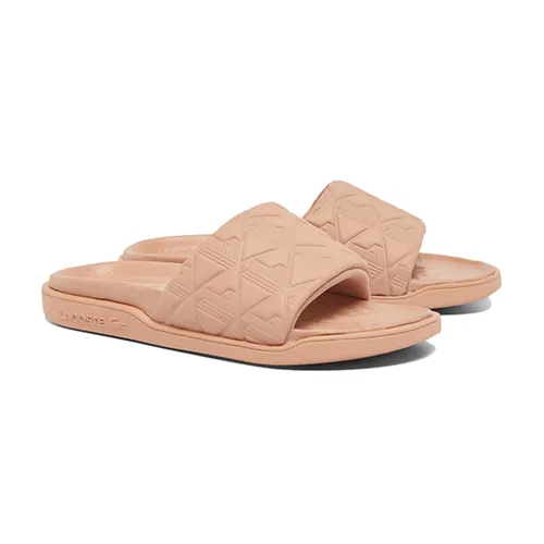 Dép Nữ Lacoste Women's Serve Slides Dual 49CFA0030-13C Màu Hồng Size 37