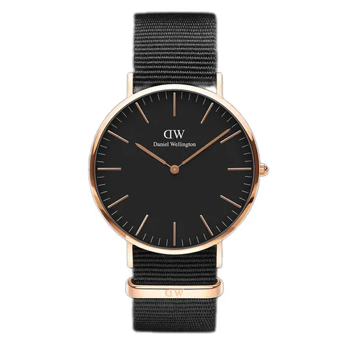 Đồng Hồ Nam Daniel Wellington Classic Cornwall Black Rose Gold Màu Đen