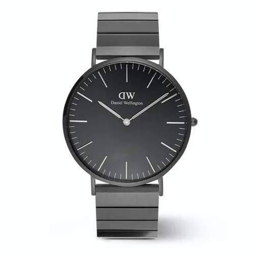 Đồng Hồ Nam Daniel Wellington Classic Piano Link Onyx Silver DW00100778 Màu Xám Đen