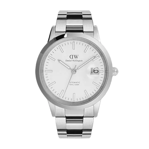 Đồng Hồ Nam Daniel Wellington Iconic Link Automatic Màu Bạc