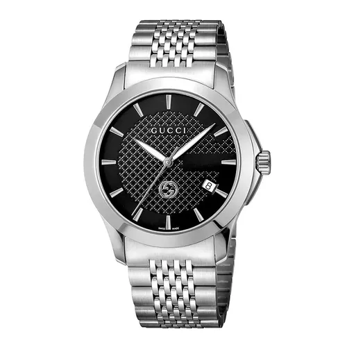 Đồng Hồ Nam Gucci G-Timeless YA1264106 Màu Đen Bạc