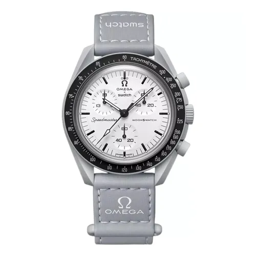 Đồng Hồ Omega x Swatch Moonswatch 1965 SO33M106 Màu Xám