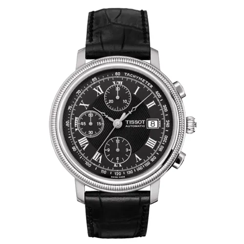 Đồng Hồ Nam Tissot Automatic T045.427.16.053.00 Bridgeport Chronograph Gent Màu Đen