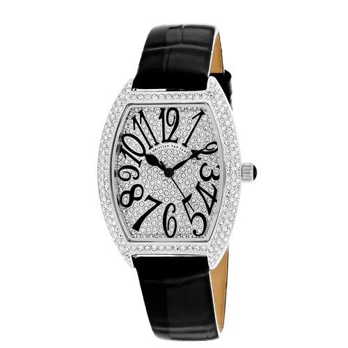 Đồng Hồ Nữ Christian Van Sant Women's Elegant White Dial Watch CV4821B Màu Đen
