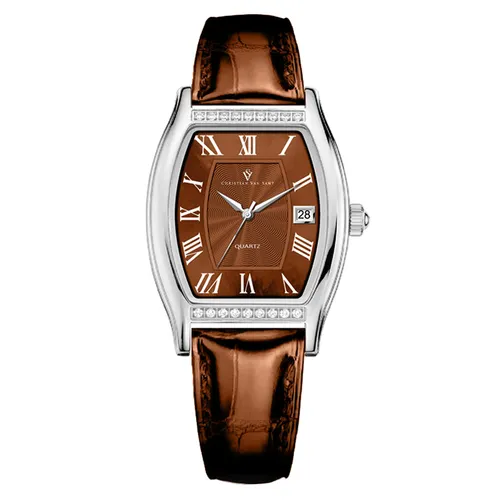 Đồng Hồ Nữ Christian Van Sant Women's Gemma Brown Dial Watch CV2444 Màu Nâu