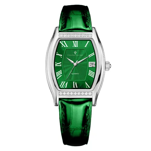 Đồng Hồ Nữ Christian Van Sant Women's Gemma Green Dial Watch CV2443 Màu Xanh Lá
