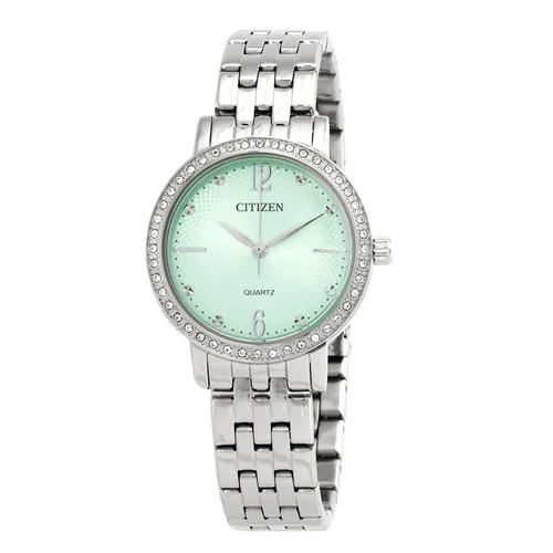 Đồng Hồ Nữ Citizen Quartz Watch EL3100-55X Màu Xanh Bạc
