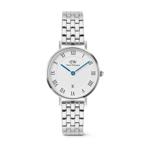 Đồng Hồ Nữ Daniel Wellington 5-LINK - DW00100859 Petite Roman Numerals 28mm Màu Bạc