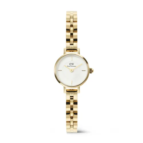 Đồng Hồ Nữ Daniel Wellington DW00100855 Petite Mini Arch 3-link 19mm Màu Vàng Trắng