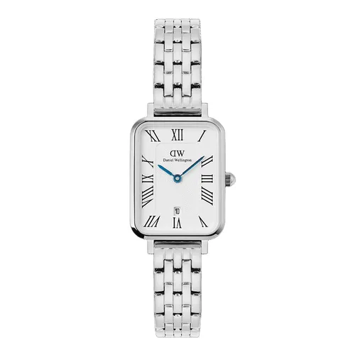 Đồng hồ Nữ Daniel Wellington Link Quadro Roman Numerals Màu Bạc