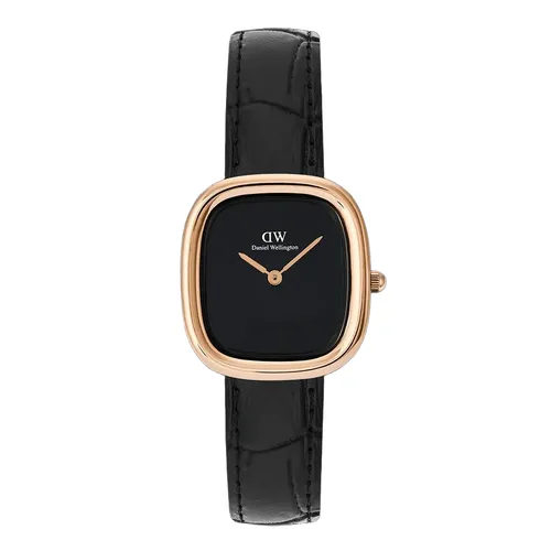 Đồng Hồ Nữ Daniel Wellington Margot Reading Onyx Ceramic Màu Vàng Hồng