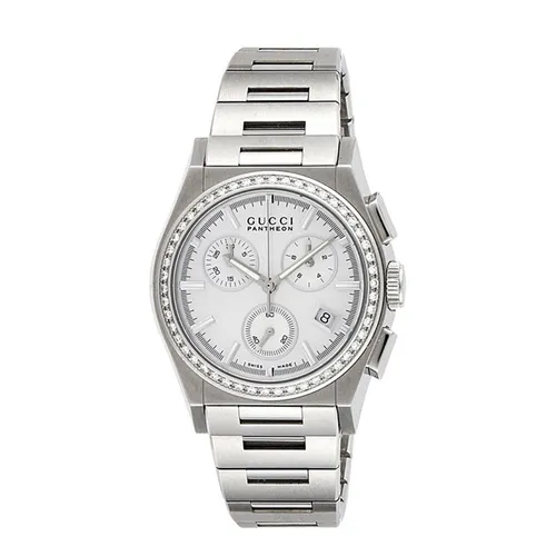 Đồng Hồ Nữ Gucci 115 Pantheon YA115408 Màu Bạc
