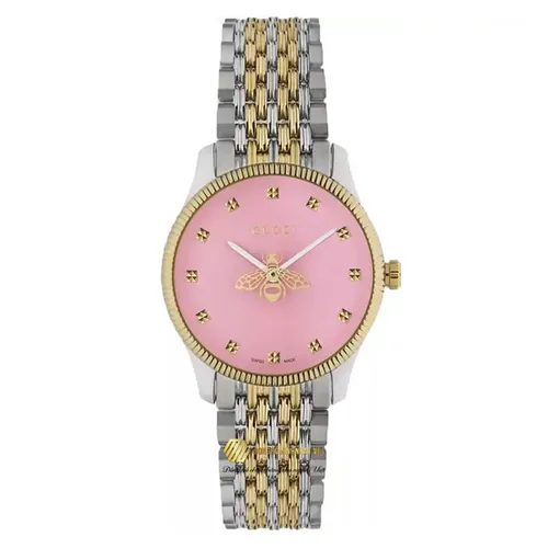 Đồng Hồ Nữ Gucci G-Timeless YA1265030 Màu Hồng Bạc