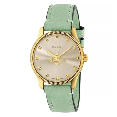 Đồng Hồ Nữ Gucci G-Timeless YA1265040 Màu Xanh Trắng