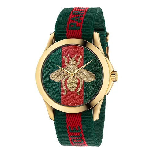 Đồng Hồ Unisex Gucci Le Marché Des Merveilles Watch YA126487 Màu Xanh Đỏ