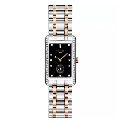 Đồng Hồ Nữ Longines L5.512.5.59.7 Dolce Vita Quartz Màu Bạc Đen