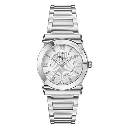Đồng Hồ Nữ Salvatore Ferragamo Vega Bracelet Watch 32mm Màu Bạc