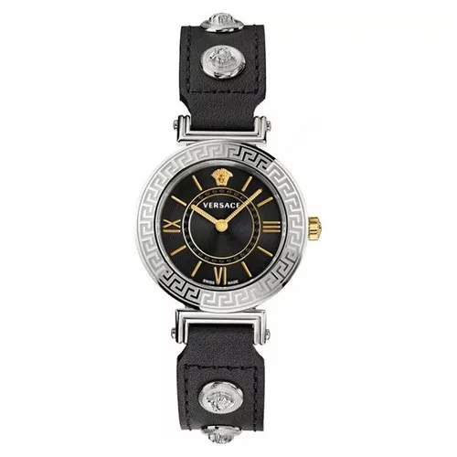 Đồng Hồ Nữ Versace Quartz VEVG00120 Màu Đen - Bạc
