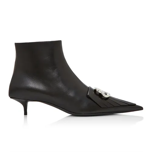 Giày Boot Nữ Balenciaga Fringe Knife Boot 40 Màu Đen Size 37