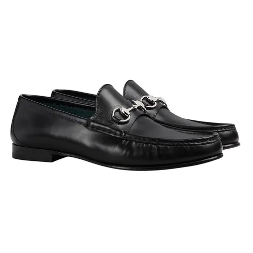 Giày Lười Nam Gucci Loafer With Horsebit 'Black' 757769-AACFG-1000 Màu Đen Size 39