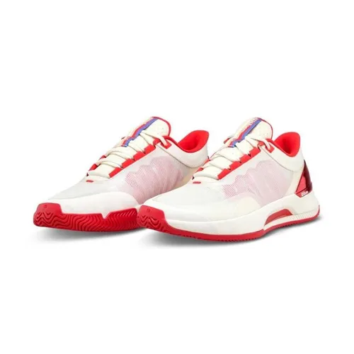 Giày Pickleball/Tennis Nữ Wilson Intrigue Tour Women's Shoe WRS336750U Màu Trắng Đỏ Size 38.5