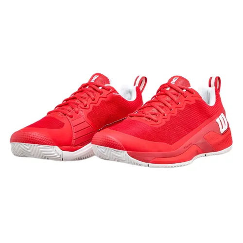 Giày Pickleball/Tennis Wilson Rush Pro 4.5 WRS333670U Shoes Màu Đỏ Size 41