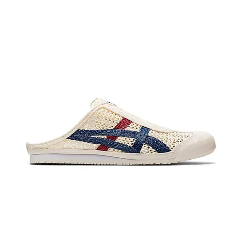 Giày Sục Onitsuka Tiger Mexico 66 Sabot Unisex Cream/ Mako Blue 1183C123-100 Màu Xanh Kem Size 42