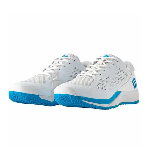 Giày Tennis/Pickleball Nam Wilson Rush Pro Ace WRS335900 Màu Trắng Xanh Size Size 42.5