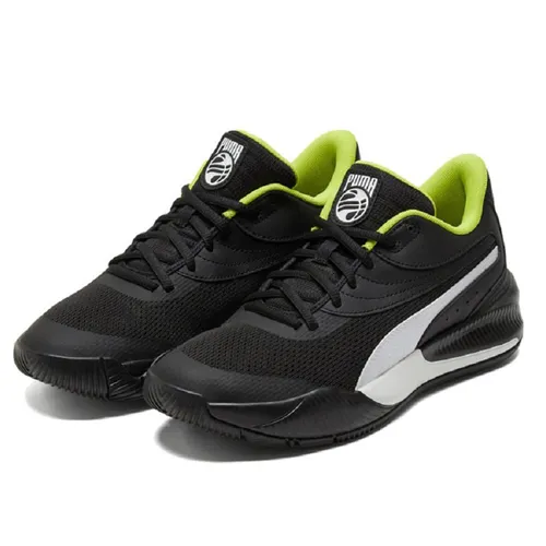 Giày Thể Thao Nam Puma Triple Basketball Black White 195217-08  Màu Đen Size 40.5