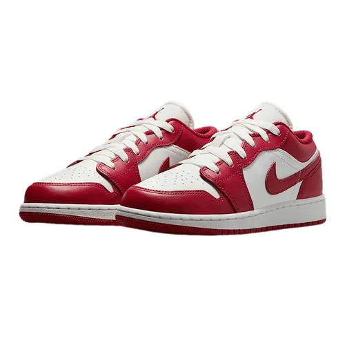 Giày Thể Thao Nike Air Jordan 1 Low (GS) Summit White Varsity Red 553560-166 Màu Trắng - Đỏ Size 36
