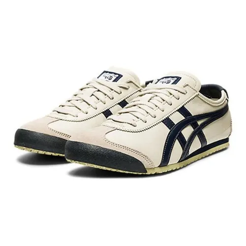 Giày Thể Thao Nữ Onitsuka Tiger Mexico 66 Birch Peacoat 1183C102-200 Màu Trắng - Xanh Size 37.5