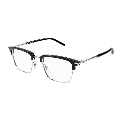 Gọng Kính Montblanc MB0243O 004 Silver Màu Bạc