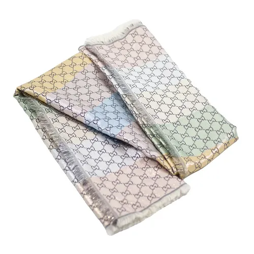 Khăn Choàng Gucci Jacquard Scarf 558274 9304 Phối Màu
