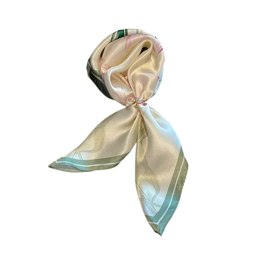 Khăn Choàng Nữ Kya Jewel Graceful Tulip SC76 Màu Xanh Tím