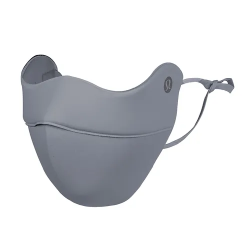 Khẩu Trang Lululemon Thick & Breathable Full Face Eye Mask - Dark Grey Màu Xám Đậm
