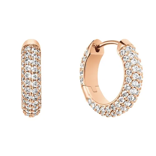 Khuyên Tai Nữ Daniel Wellington Pavé Crystal Earrings RG DW00400627 Màu Trắng/ Vàng Hồng