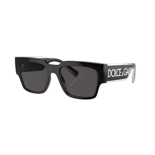 Kính Mát Dolce & Gabbana D&G Sunglasses 0DG6184 501/8752 Màu Xám Đen