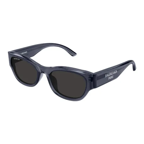 Kính Mát Nữ Balenciaga BB0389SK 003 Màu Xanh Xám
