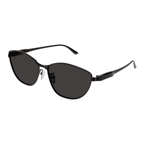 Kính Mát Nữ Balenciaga Sunglasses BB0358SK 001 Màu Đen Xám