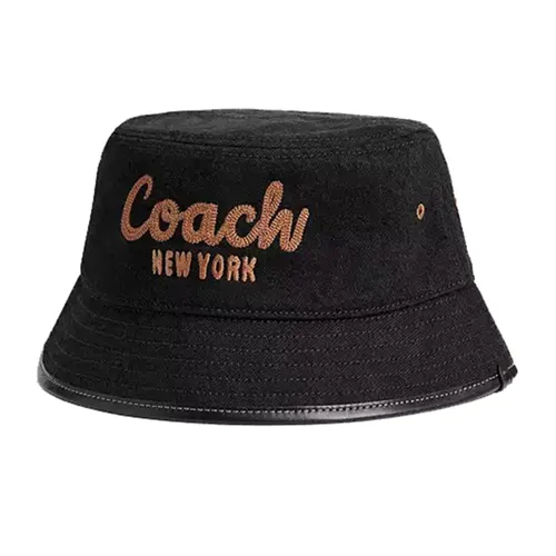 Mũ Coach 1941 Embroidered Denim Bucket Hat CS576 Màu Đen
