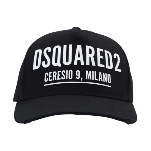 Mũ Nam Dsquared2 Ceresio 9 Milano Baseball Cap Black BCM0531 05C00001 M063 Màu Đen