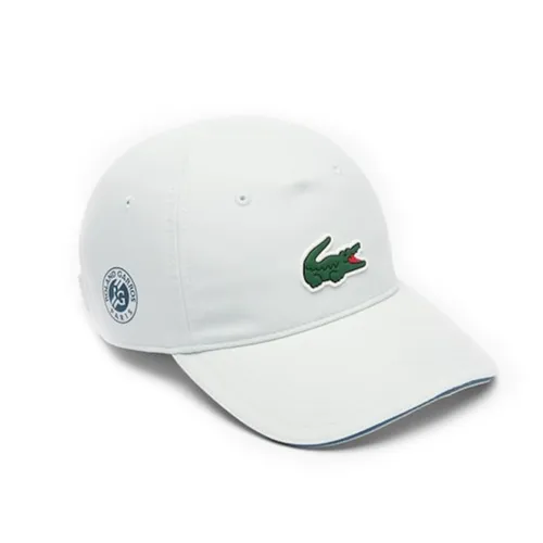 Mũ Unisex Lacoste Roland-Garros Edition Microfiber Cap RK6388 51 CJ7 Màu Trắng