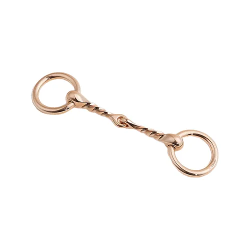 Nhẫn Cài Khăn Nữ Hermès Mors Torsade Scarf 90 Ring Màu Vàng Hồng