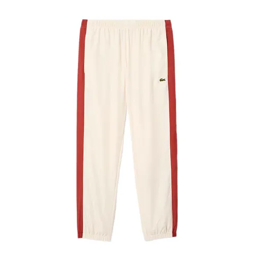 Quần Gió Nam Lacoste Lightweight Water Repellent Sweatpants XH8906 - HBI Màu Trắng Nâu Size 4