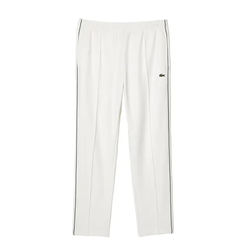 Quần Dài Nam Lacoste Interlock Pique Side Stripe Piping Track Pants XH1412 53N 70V Màu Trắng Size 4